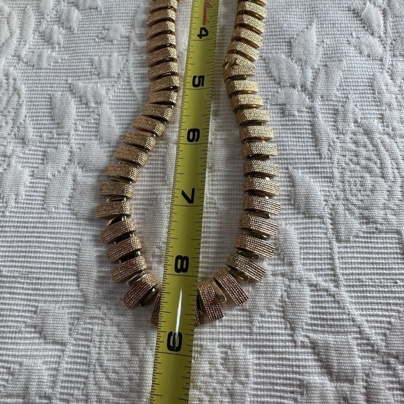 Napier Vintage Elegant Gold Necklace Choker 16’ 4144 Y - Picture 14 of 14